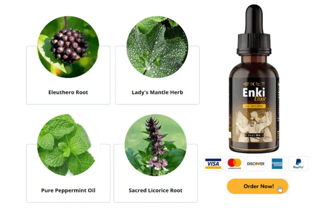 Enki Elixir Ingredients